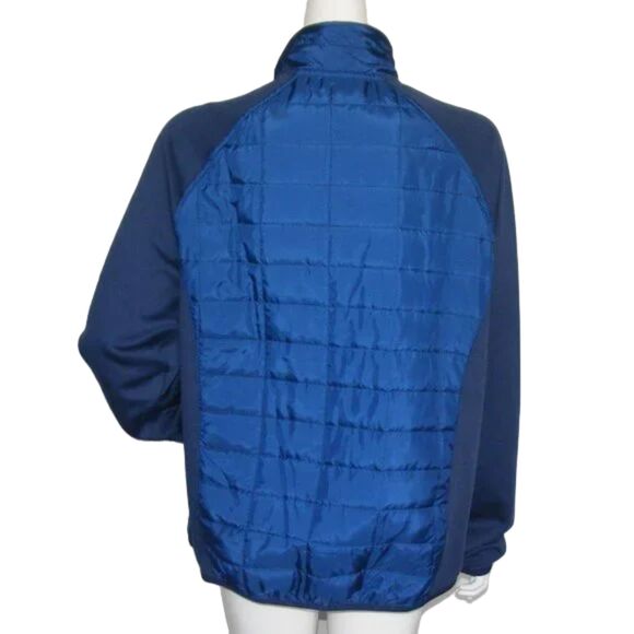 ORVIS Coat, L, Blue, Quilted Body, Zipper front, Pockets, Long sleeve - Picture 8 of 14